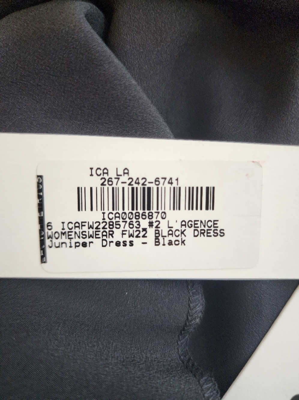 L'AGENCE JUNIPER COLD SHOULDER GOWN NWT SILKY MERMAID SILHOUETTE SZ 6 RP $524.00 - Picture 6 of 14